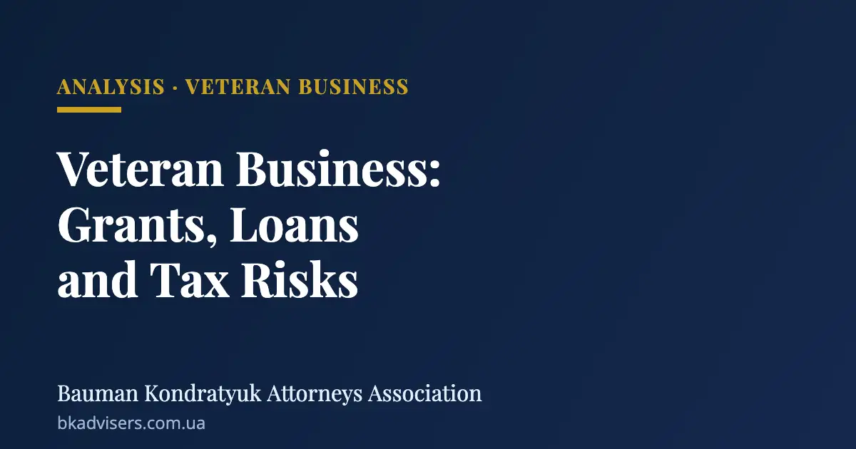 Ukraine’s Veteran Business: Between State Generosity and the Difficulty of Access